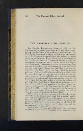 The Canadian Civil Service