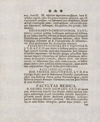 3v-4r, Facultas Medica