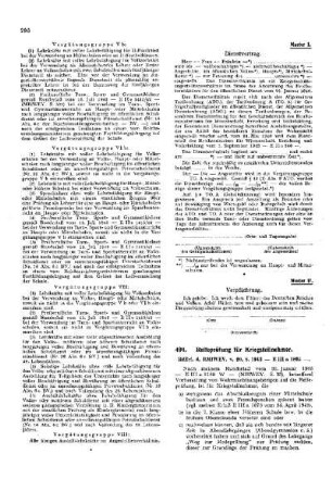 Reifeprüfung für Kriegsteilnehmer : [Erziehung] ; [Für das Reich] ; [Amtliche Erlasse] ; [Amtlicher Teil]