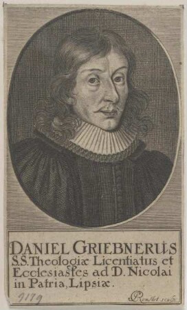 Bildnis des Daniel Griebnerus