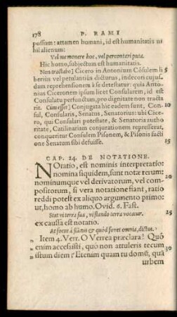 Cap. 24. De Notatione.