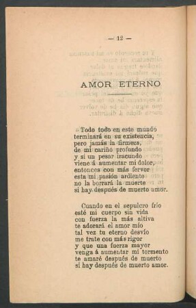 Amor eterno