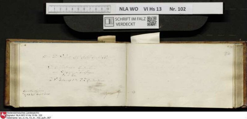 Stammbuch des Johann Christian Wilhelm Schütze aus                            Braunschweig