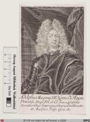 Bildnis Adolph Magnus Graf von Hoym