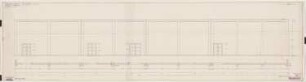 Kabelwerk Dr. Cassirer, Berlin-Spandau: Ost-Front, Ansicht und Schnitt 1:50