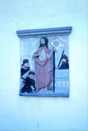 Relieftafel am Lutherhaus