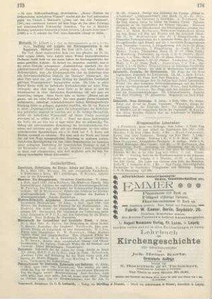 175 [Rezension] Ehrhardt, Albert, Stellung und Aufgabe der Kirchengeschichte in der Gegenwart