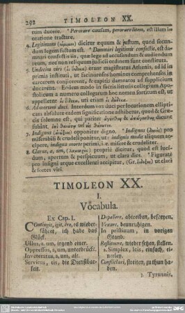 Timoleon XX.