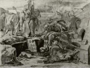 Manfreds Begräbnis nach Dante