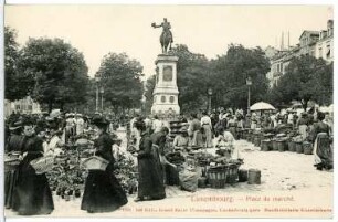 Luxemburg. Place du marche