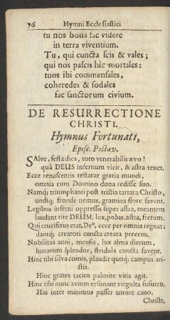 De Resurrectione Christi.