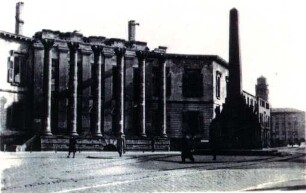 Zerstörungen Zweiter Weltkrieg. Rondellplatz