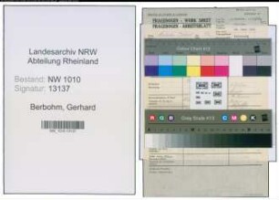 Entnazifizierung Gerhard Berbohm , geb. (Polizei)