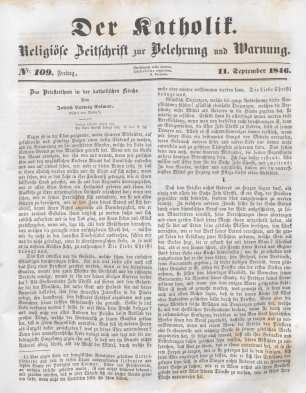497-499 Das Priesterthum in der katholischen Kirche