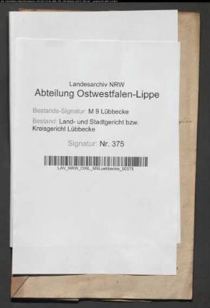 Erblasser: Finke, Christian Ludwig: