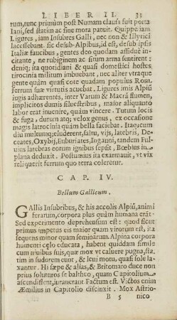 Cap. VI. Bellum Gallicum
