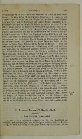 1. Das Consulat (1800-1804)