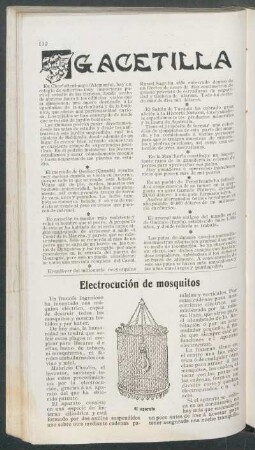 Electrocución de mosquitos
