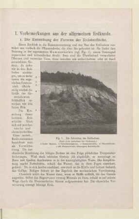 I. Vorbemerkungen aus der allgemeinen Erdkunde
