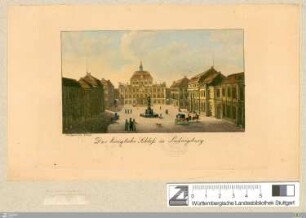 Das königliche Schloss in Ludwigsburg
