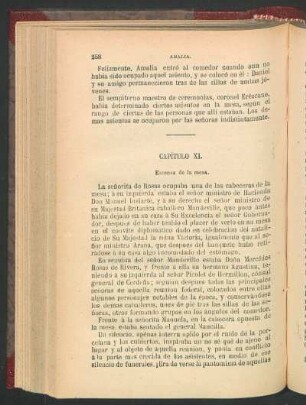 Capítulo XI. - Escenas de la mesa.