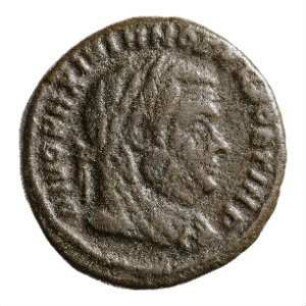 Münze, Follis, 317 - 318 n. Chr.
