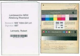 Entnazifizierung Robert Lennartz , geb. 06.11.1912 (Polizeibeamter)