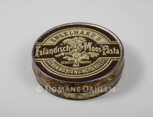 Dose mit "ENGELHARD’S Isländisch Moos-Pasta"