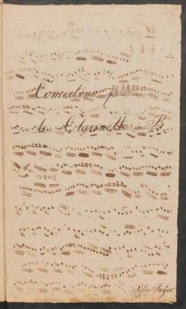 Concertino; cl, orch; Es-Dur