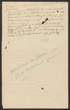 Brief an Alexander Mendelssohn : 20.11.1848