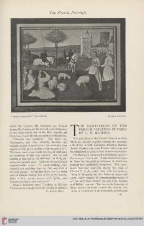 23.1904 =Nr. 91: The exhibition of the French Primitifs in Paris