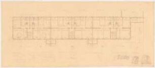 Siedlung Attilahöhe, Berlin-Tempelhof: Wittekindstraße 82-86: Grundriss Obergeschoss 1:100