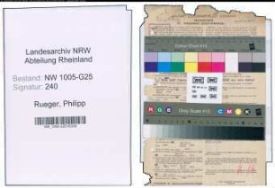 Entnazifizierung Philipp Rueger , geb. 19.08.1900 (Kaufmann)