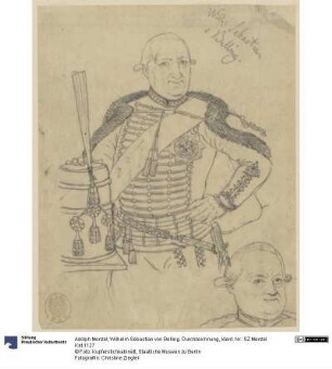 Wilhelm Sebastian von Belling. Durchzeichnung