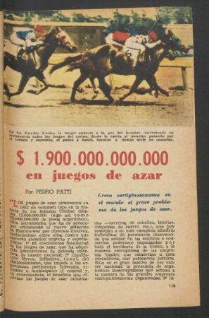 $ 1900000000000 en juegos de azar