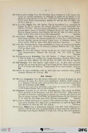 Asie mineure (Nr. 507-511)