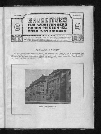 Mietshäuser in Stuttgart