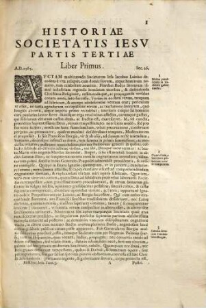 Historiae Societatis Iesu ... pars, 3. Sive Borgia
