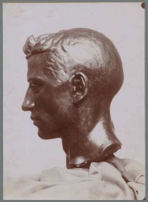 Kopf Francesco, 1899, Bronze