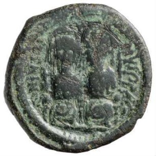 Münze, Follis, 571 / 572