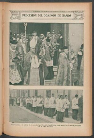 Procesión del Domingo de Ramos - [Ilustración]
