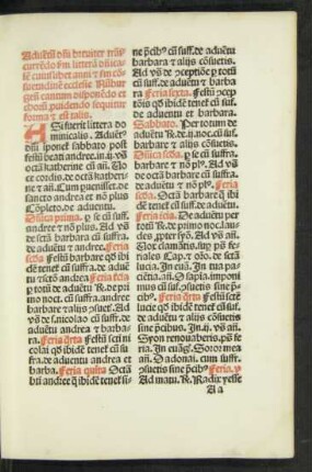Adventum domini breviter transcurrendo secundum litteram dominicalem cuiuslibet anni et secundum consuetudinem ecclesie Numburgensis ...
