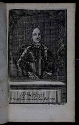 Fridericus Princeps Haereditarius Saxo Gothanus.