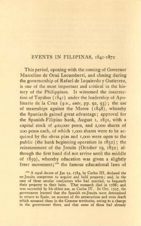 Events in Filipinas, 1841-1872