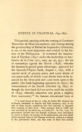 Events in Filipinas, 1841-1872