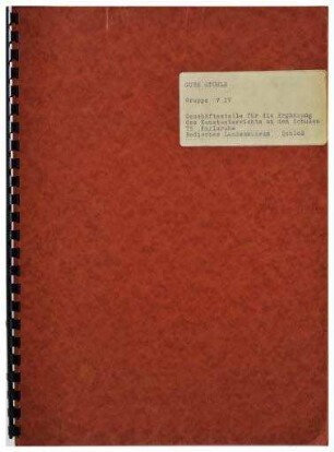 Gute Stühle Gruppe V IV (Textbuch zur Werkbundkiste)