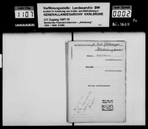 Schlesinger, Paul in Pforzheim