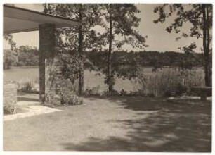 Garten Noack, Potsdam-Nedlitz: Terrasse und See
