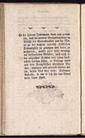 Es sey hiermit Jedermann kund und zu wissen, ...