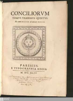 Tomvs Vigesimvs Qvintvs: Ab anno DCCCCX. ad annum MLXXIII.